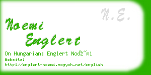 noemi englert business card